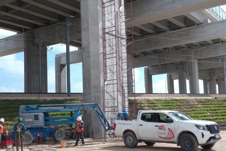 Izaje de Trabes para Puente